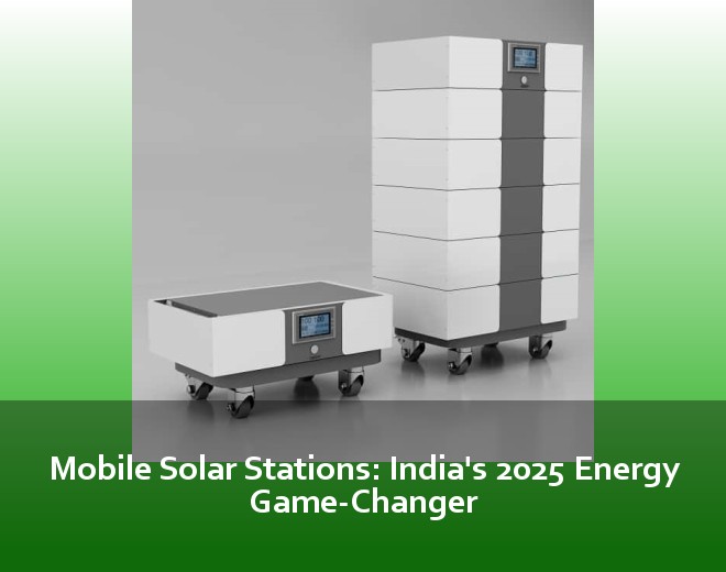 Mobile Solar Stations: India's 2025 Energy Game-Changer